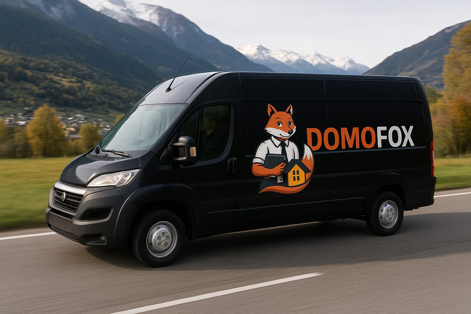 Bus DOMOFOX en déplacement