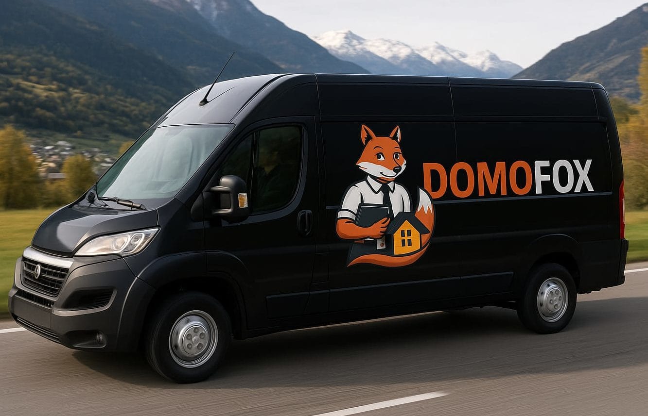 Image du bus DOMOFOX, spécialiste domotique en Suisse